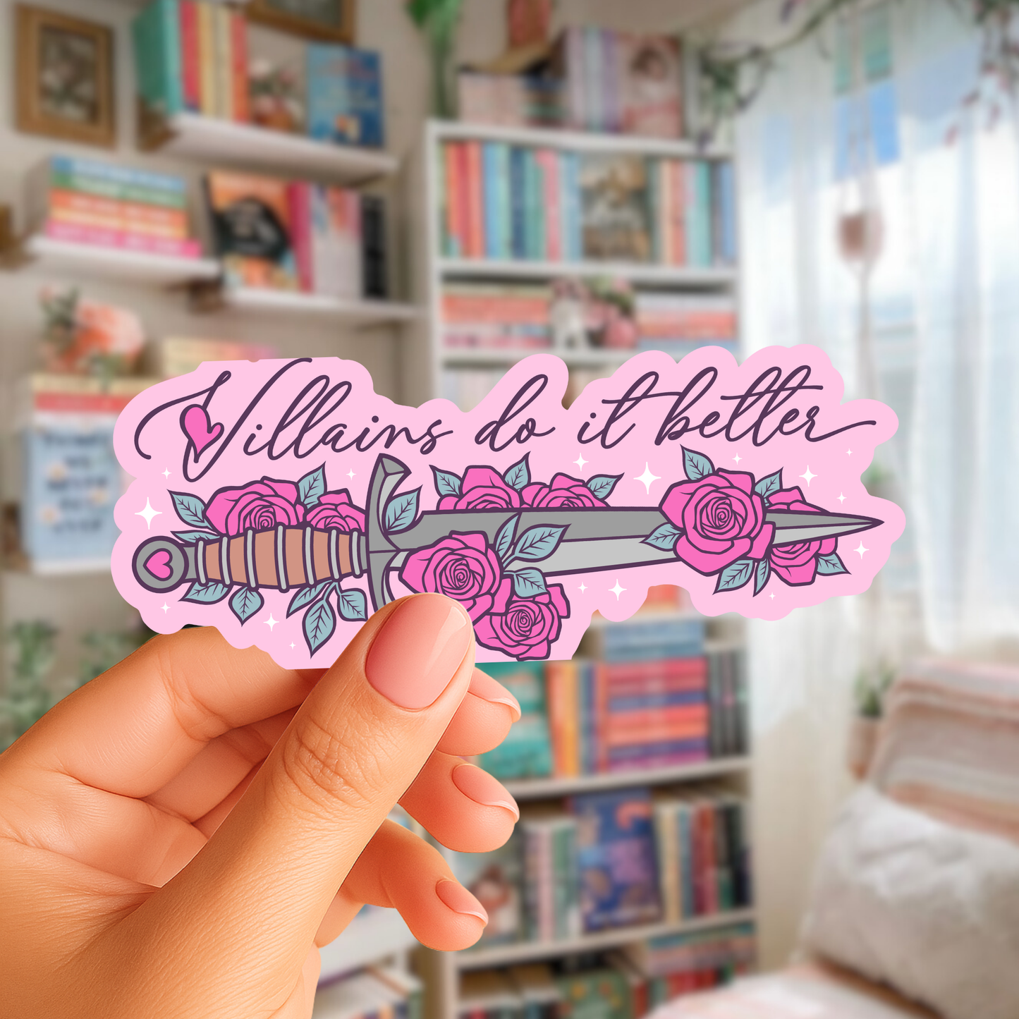 Villians Do It Better Sticker