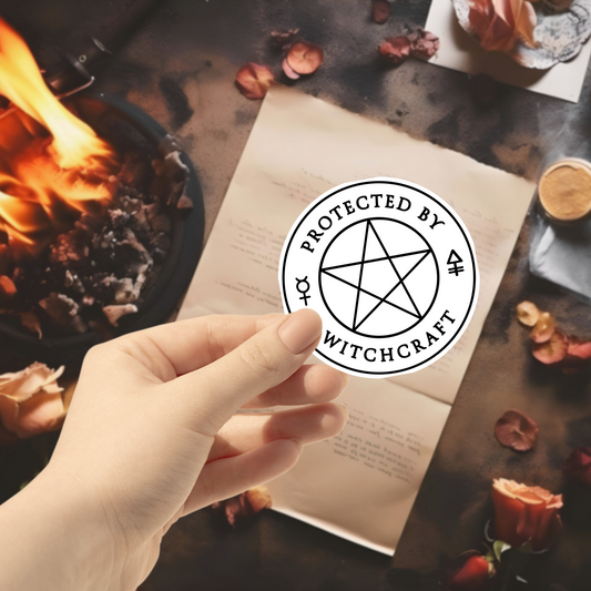 Protected By Witchcraft Sticker