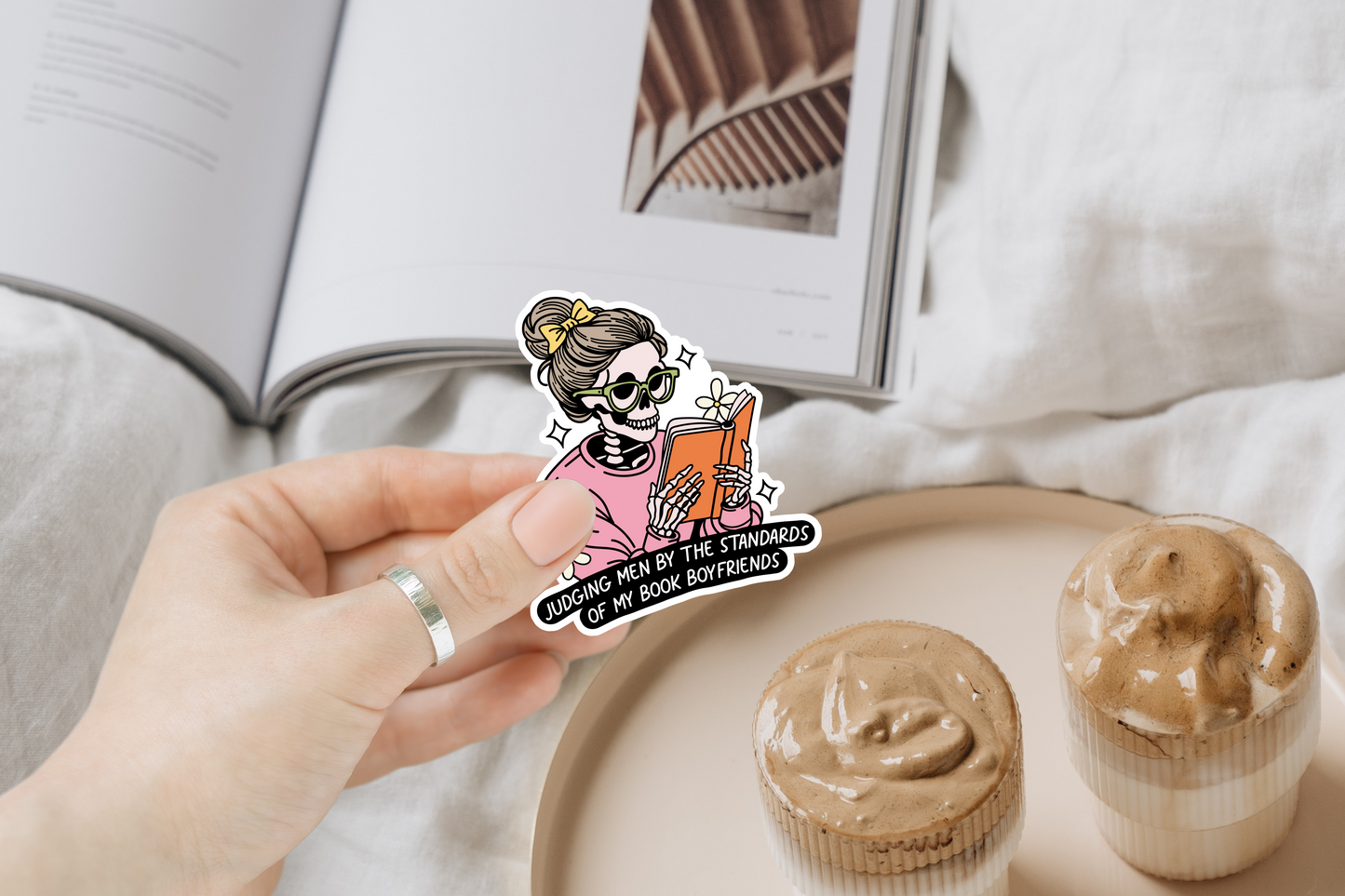 Book Boyfriend Sticker – “Judging Men by My Book Boyfriends”