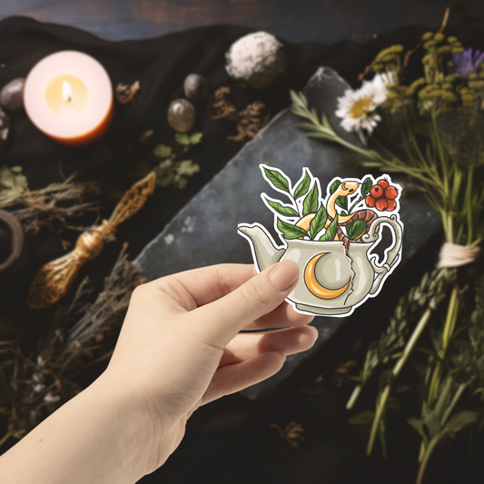 Tea Pot Cauldron Sticker