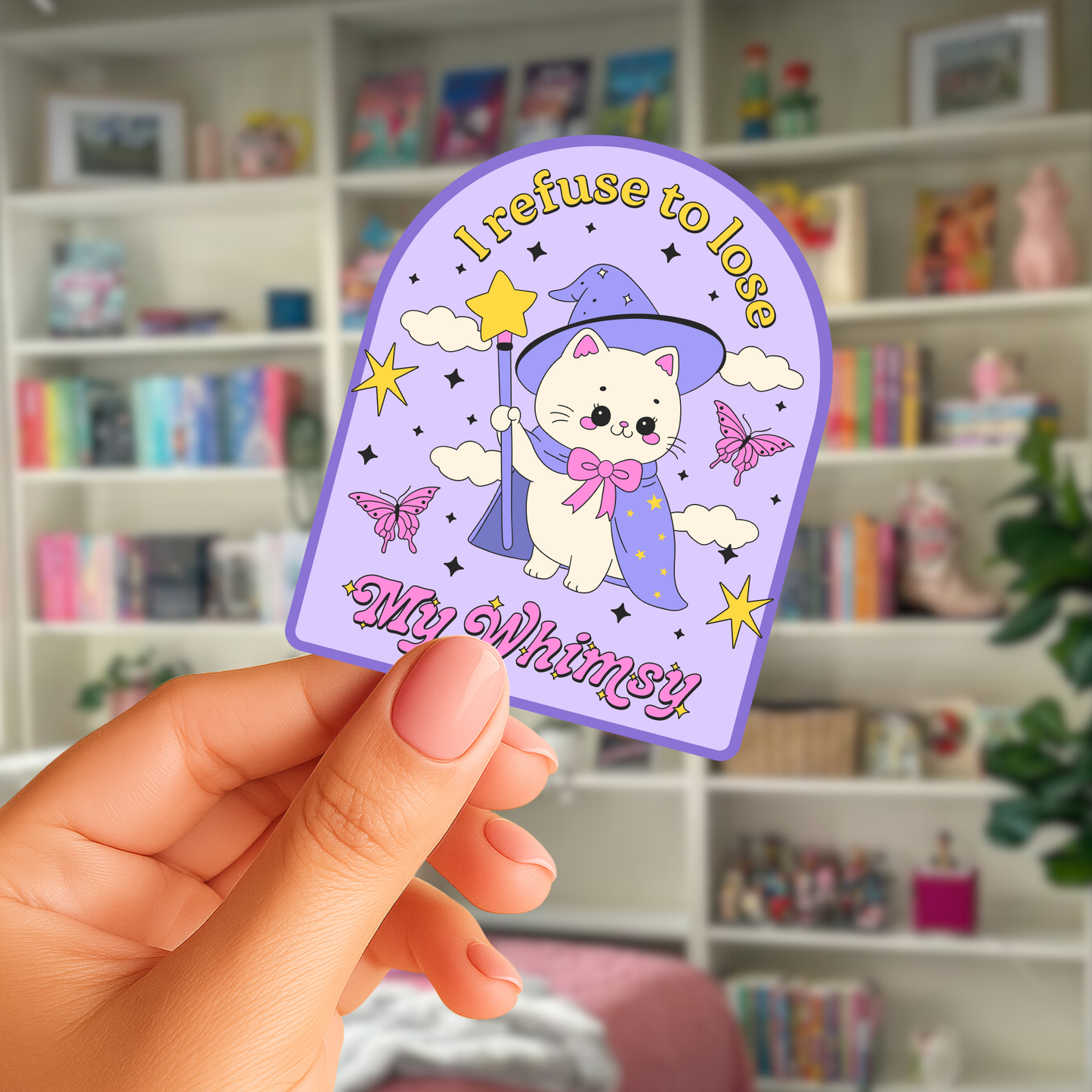 I refuse to lose my whimsy Sticker