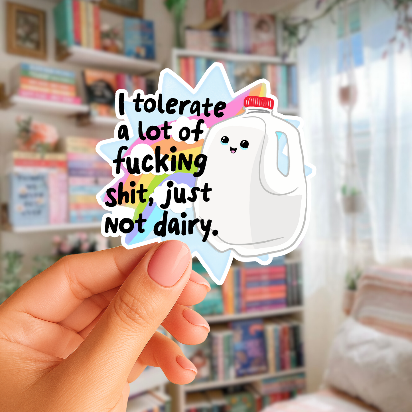 Lactose Intolerance Sticker