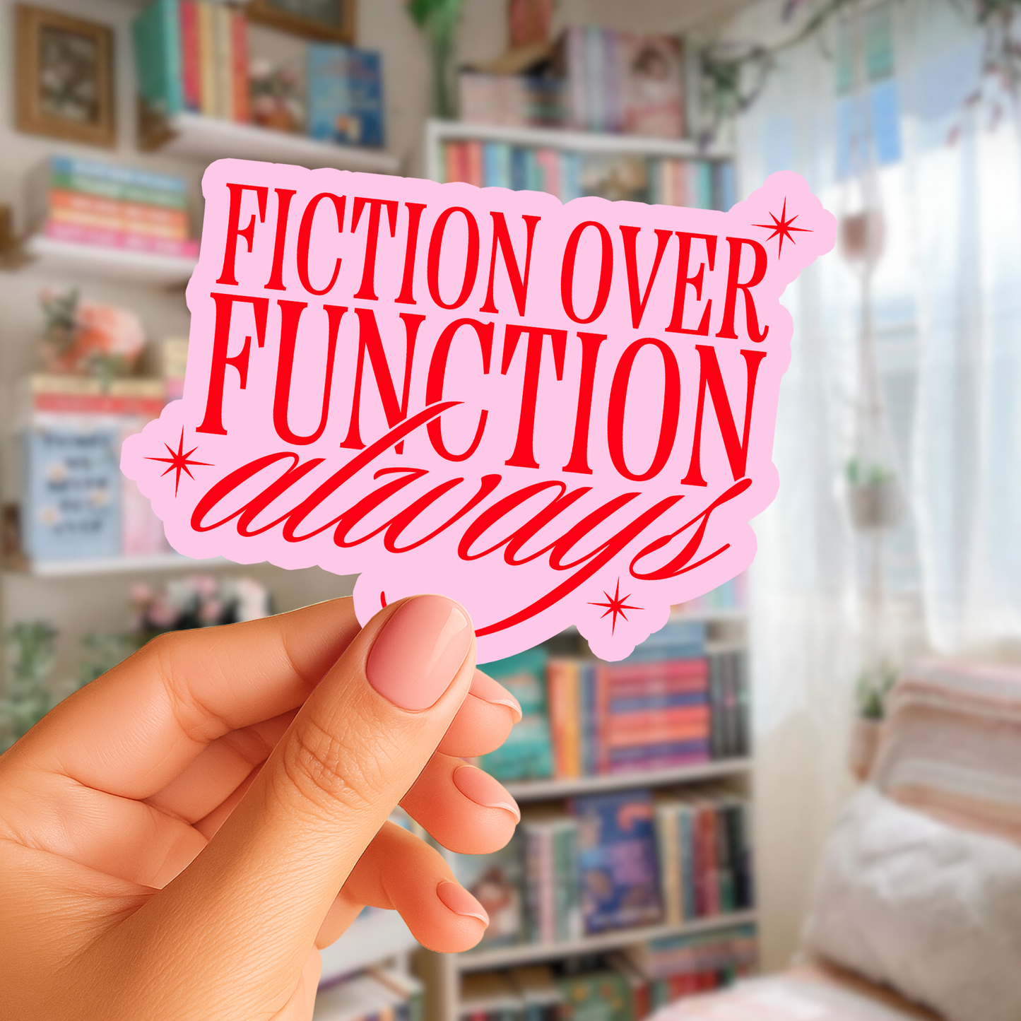 Fiction of Function Sticker