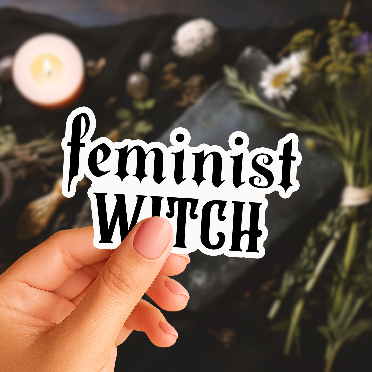 Feminist Witch Sticker