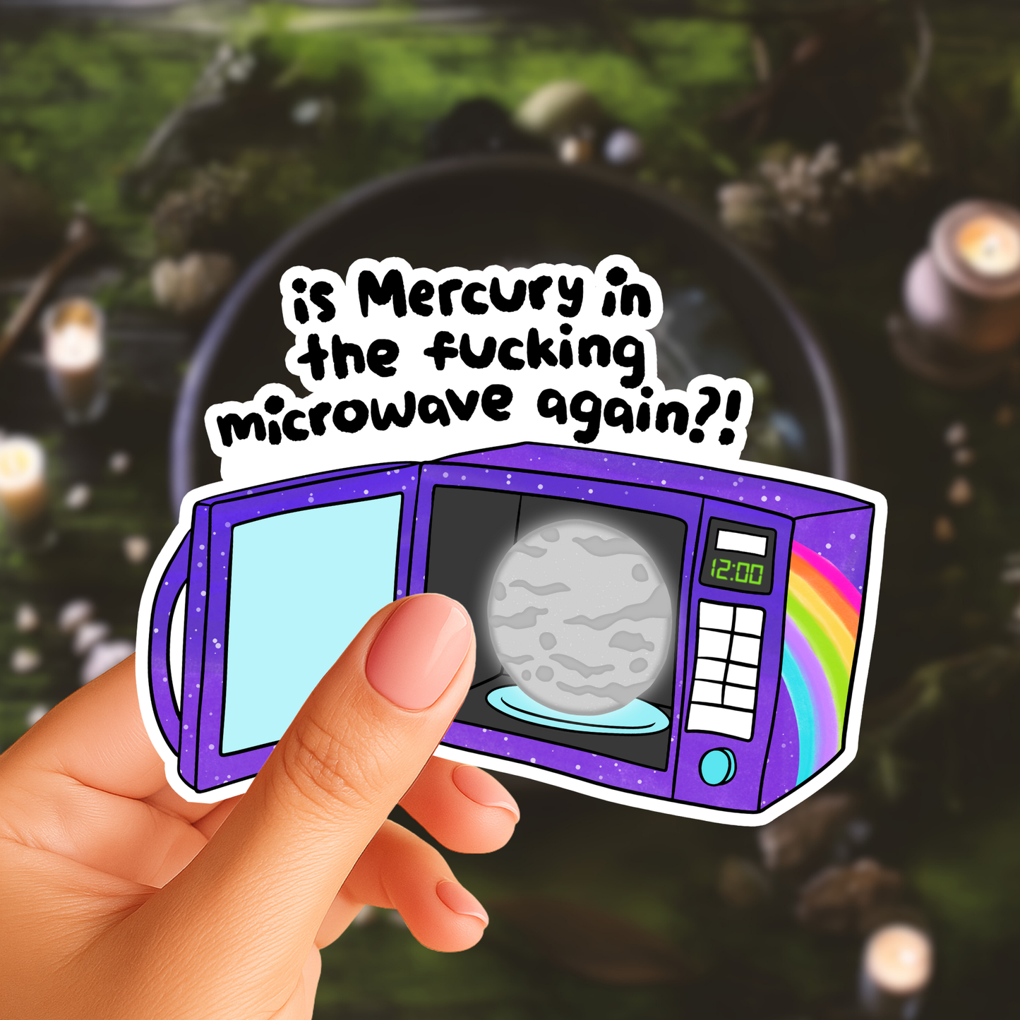 Mercury Retrograde Sticker