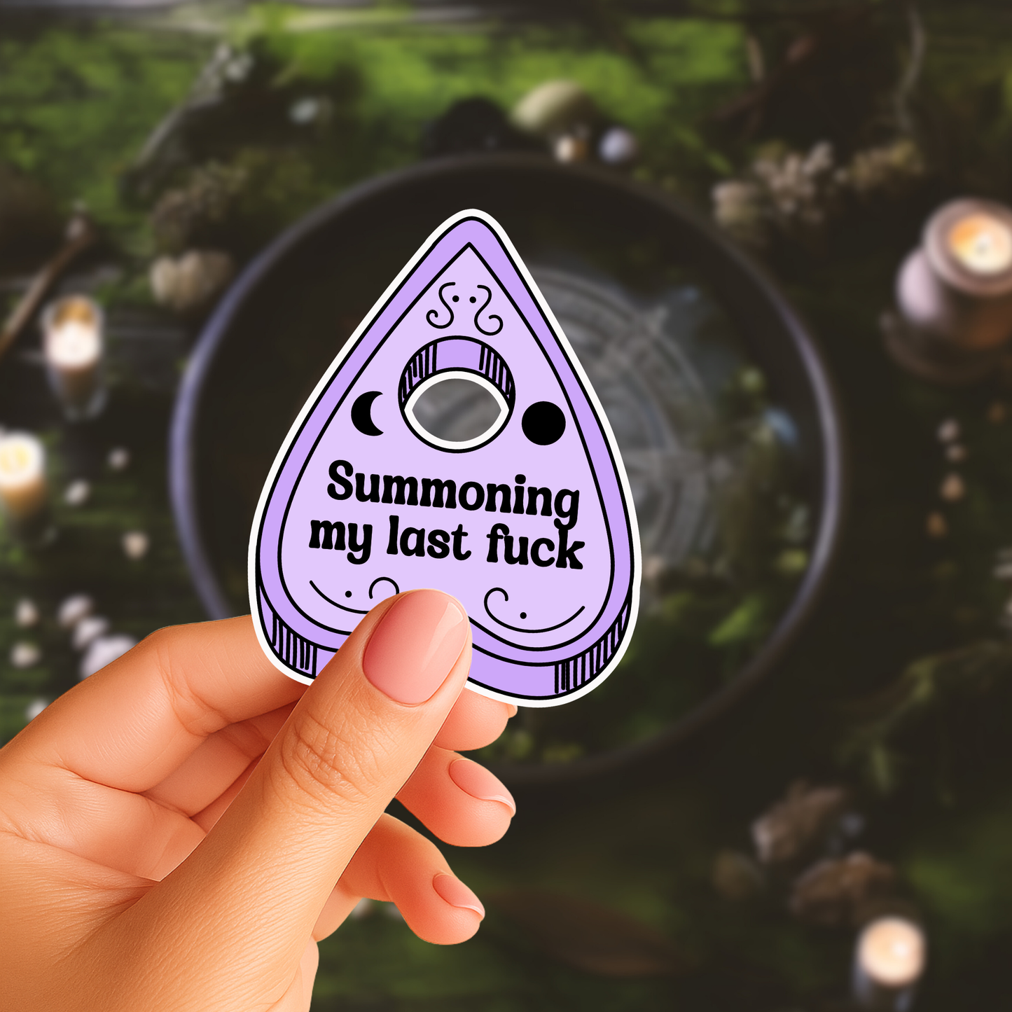 Summoning My Last Fuck Sticker