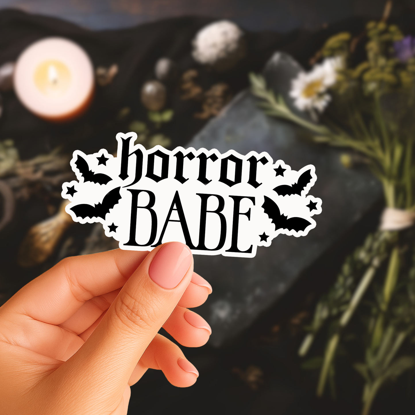 Horroe Babe Sticker