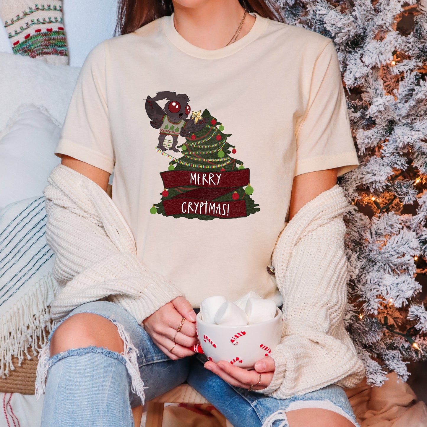Merry Cryptmas Mothman T-Shirt