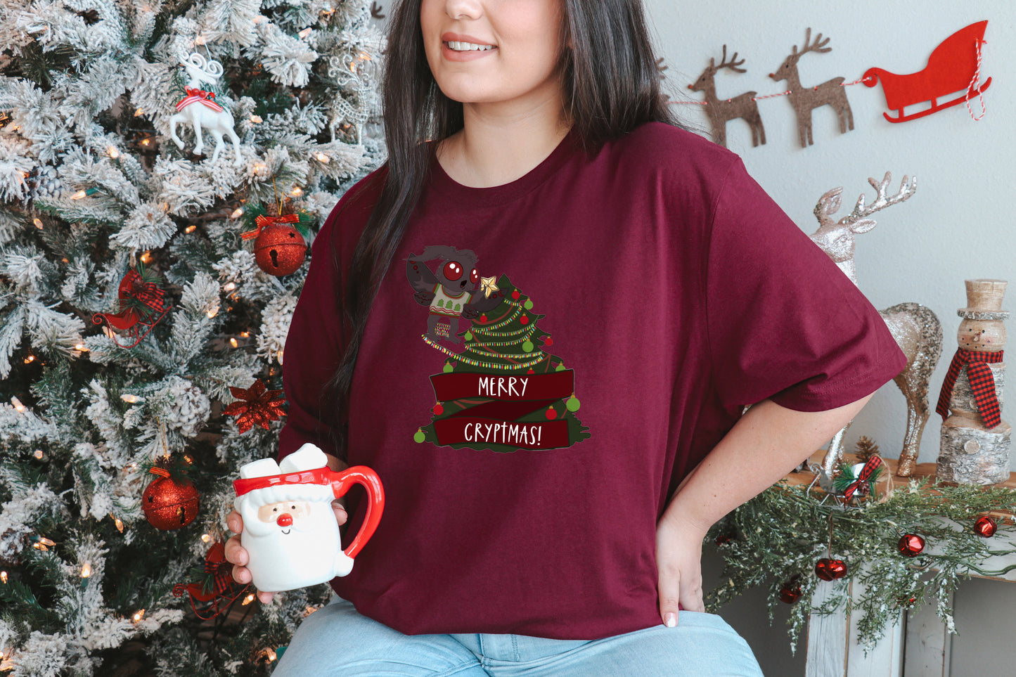 Merry Cryptmas Mothman T-Shirt