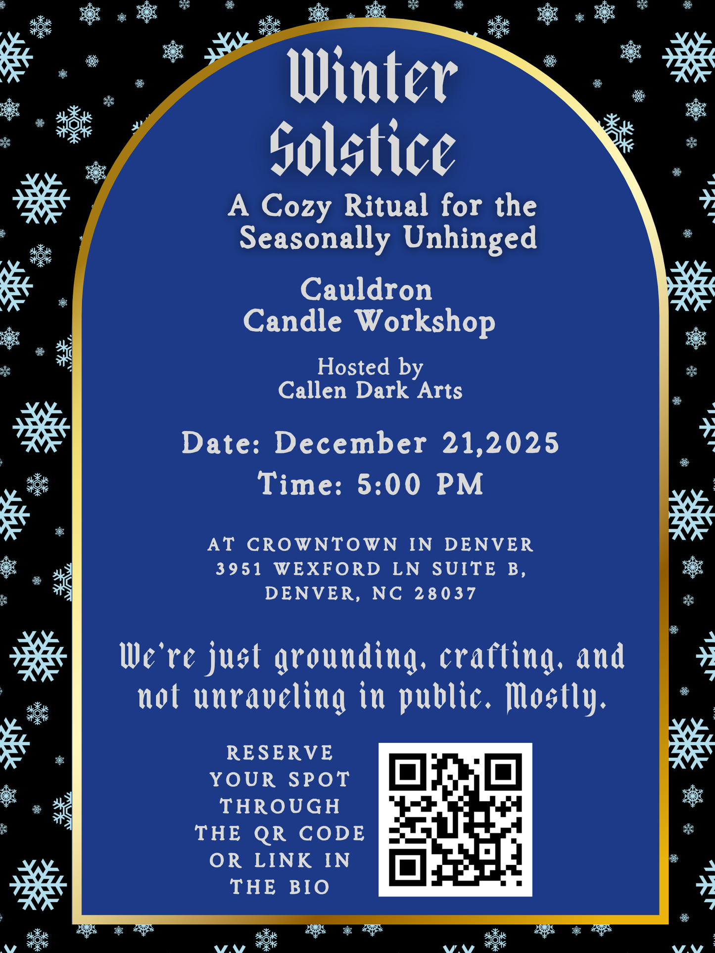 Winter Solstice: Cauldron Candle Workshop