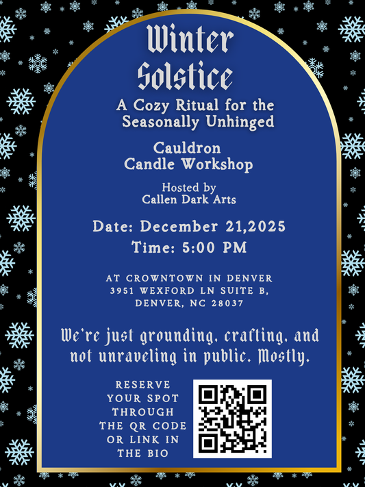 Winter Solstice: Cauldron Candle Workshop