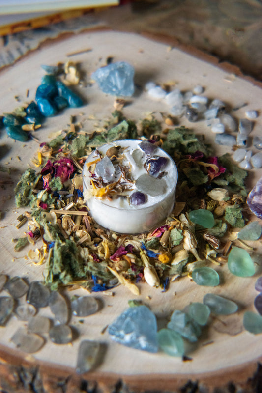 Lucid Dreams Spell Tealight Candle