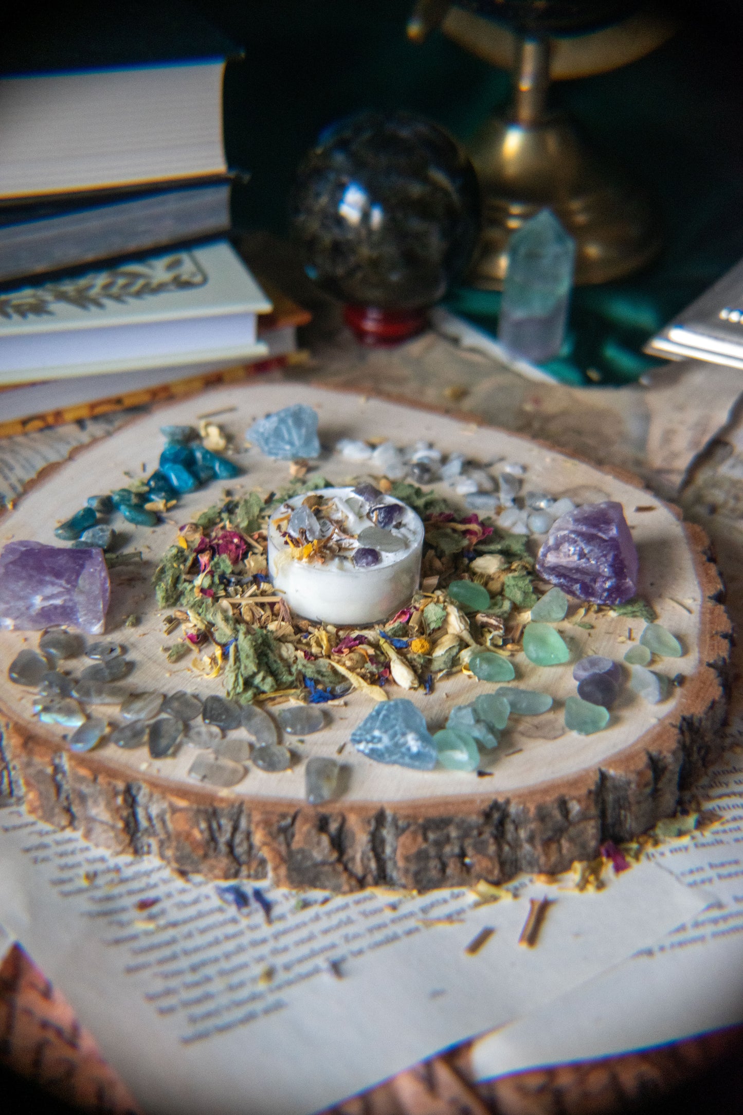 Lucid Dreams Spell Tealight Candle