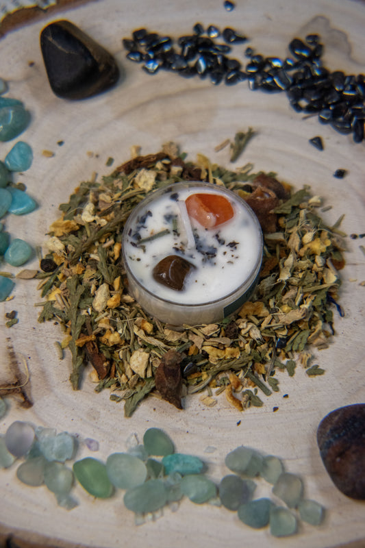 Focus Spell Tealight Candle