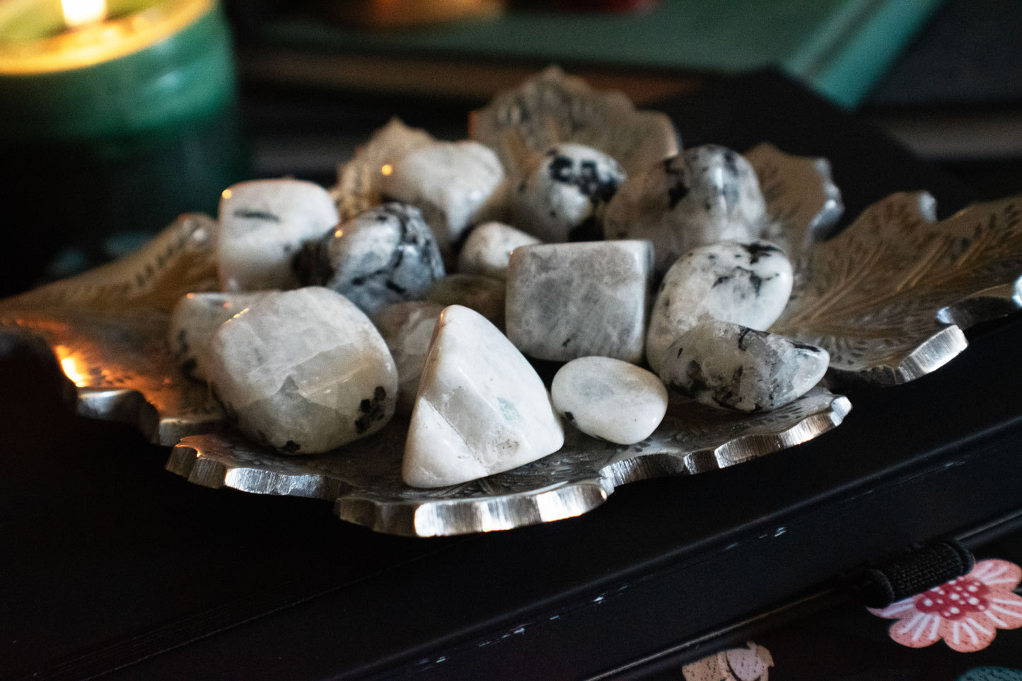 Rainbow Moonstone Crystal Tumble