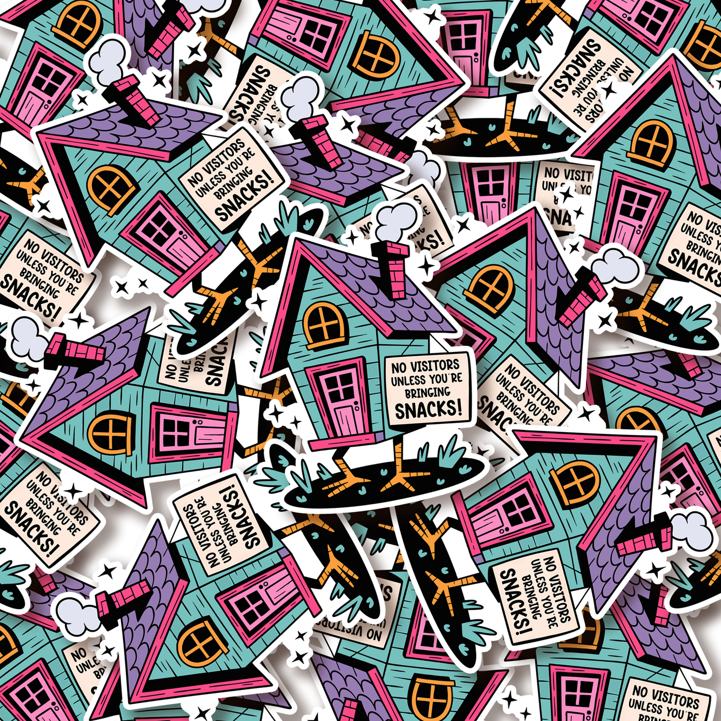 Bring Snacks Sticker