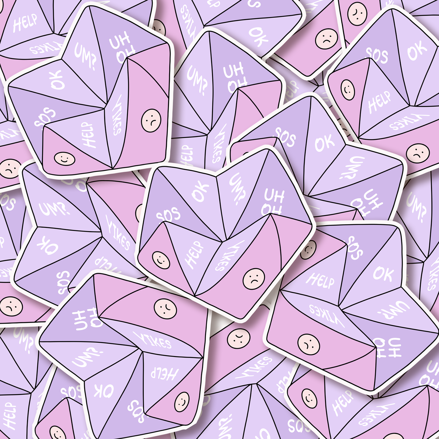 Cootie Catcher Sticker