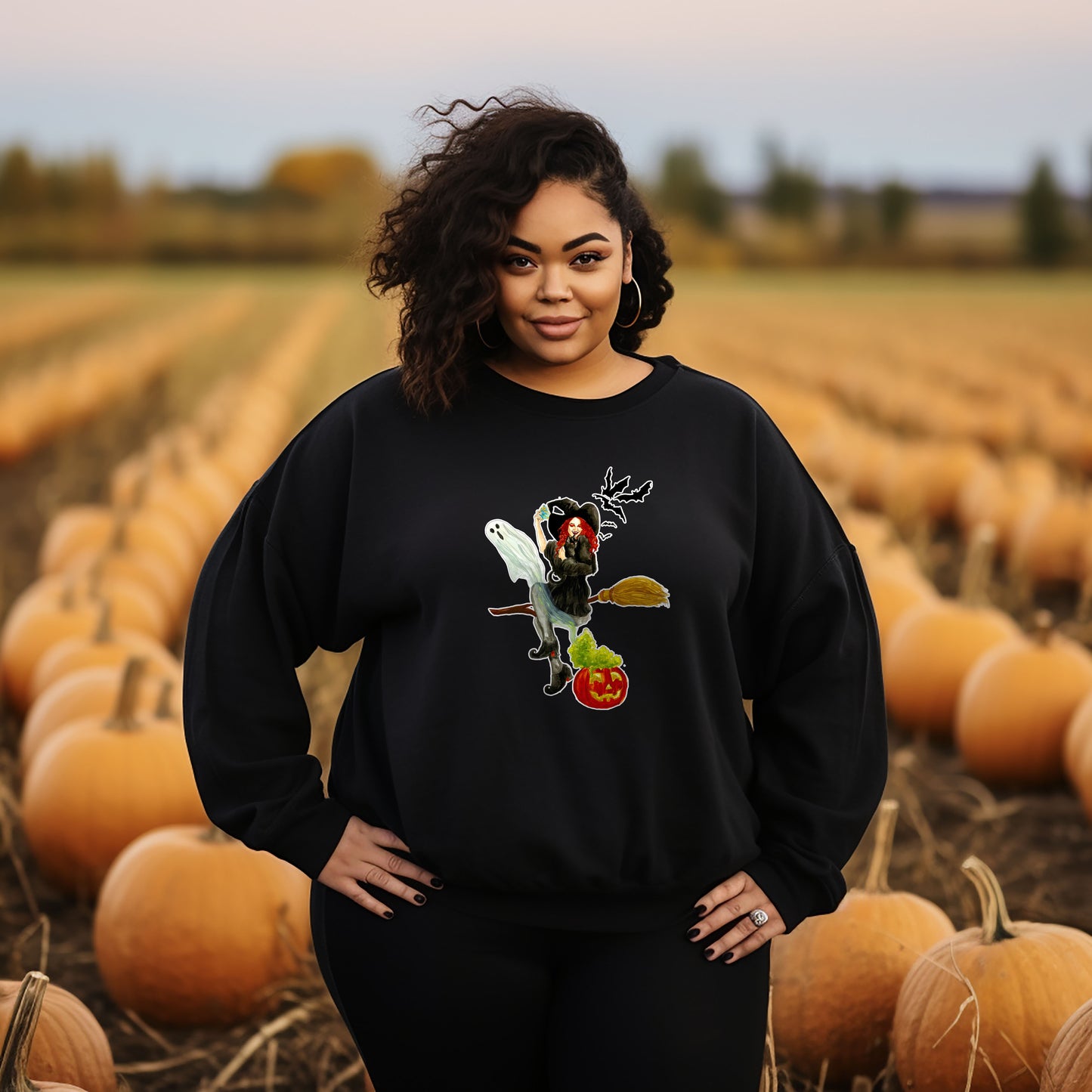 Halloween Girlie Sweatshirt