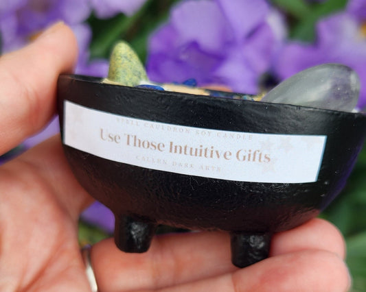 Use Those Intuitive Gifts Mini Cauldron Soy Candle