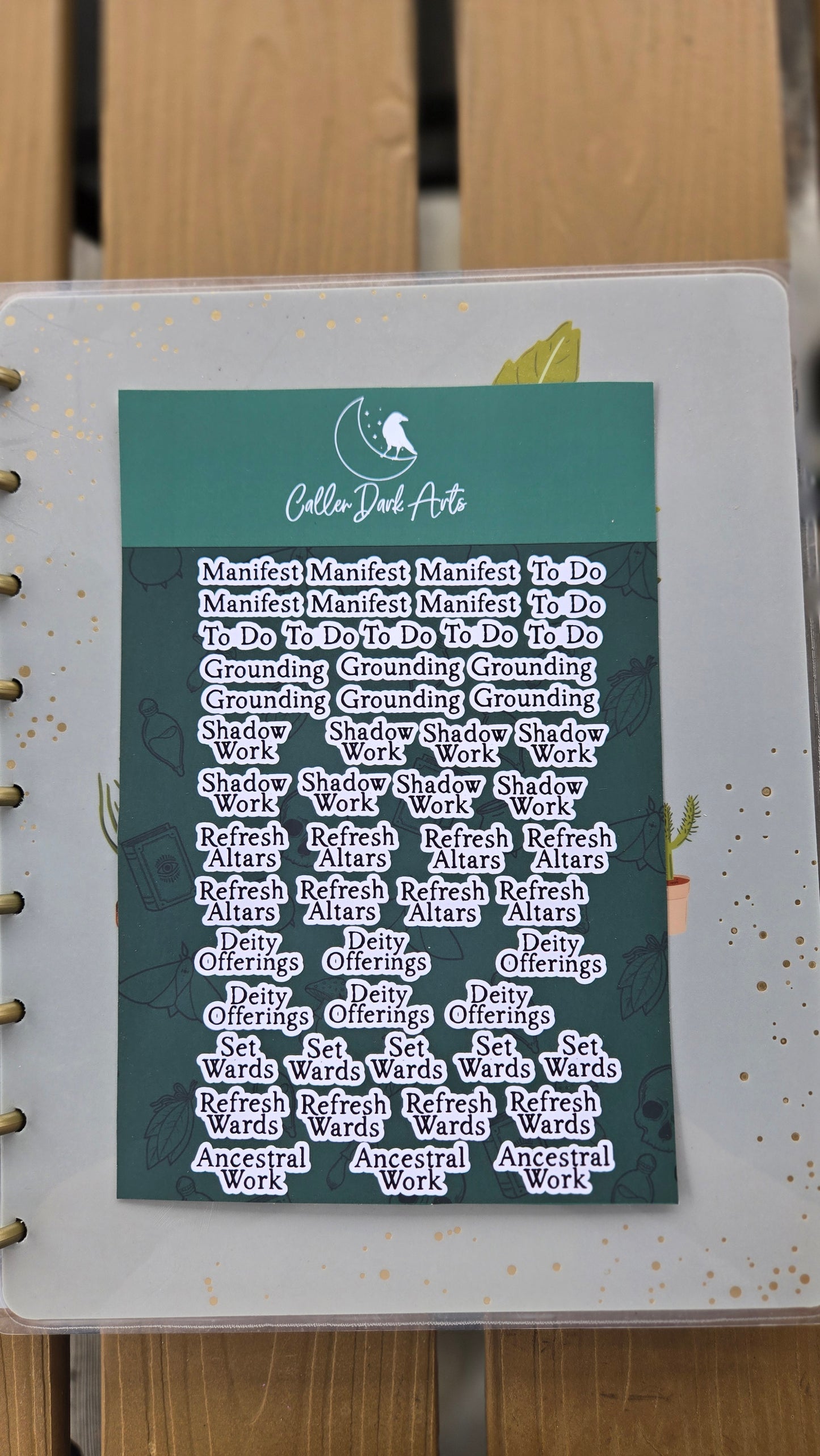 Daily Witchcraft Planner Stickers