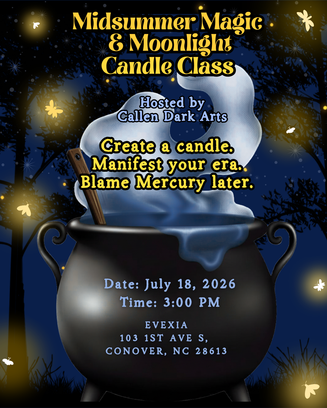 Midsummer Magic & Moonlight Candle Class