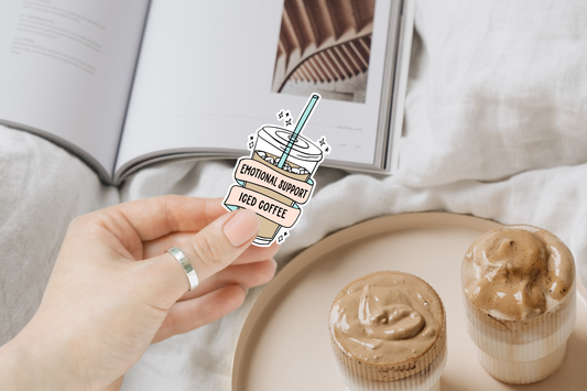 Emotion Support Coffee Sticker