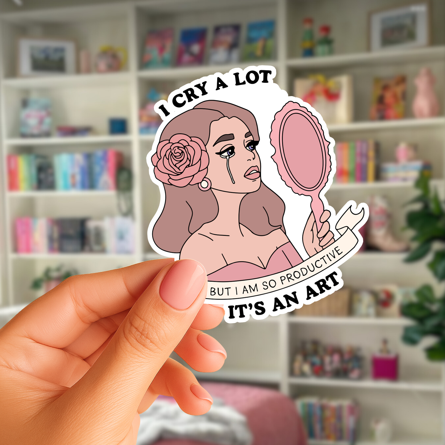 I Cry a Lot Sticker