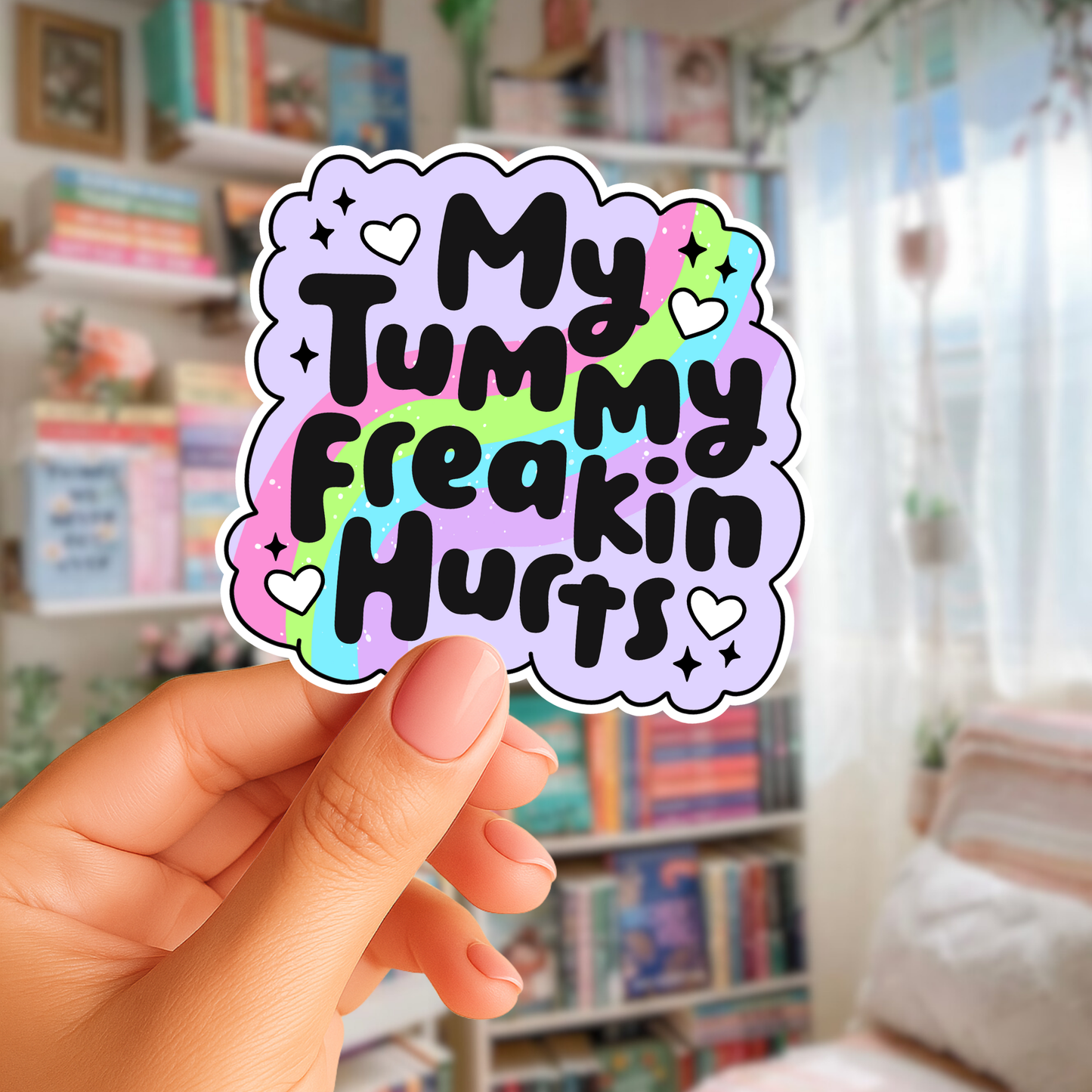 My Tummy Hurts Sticker