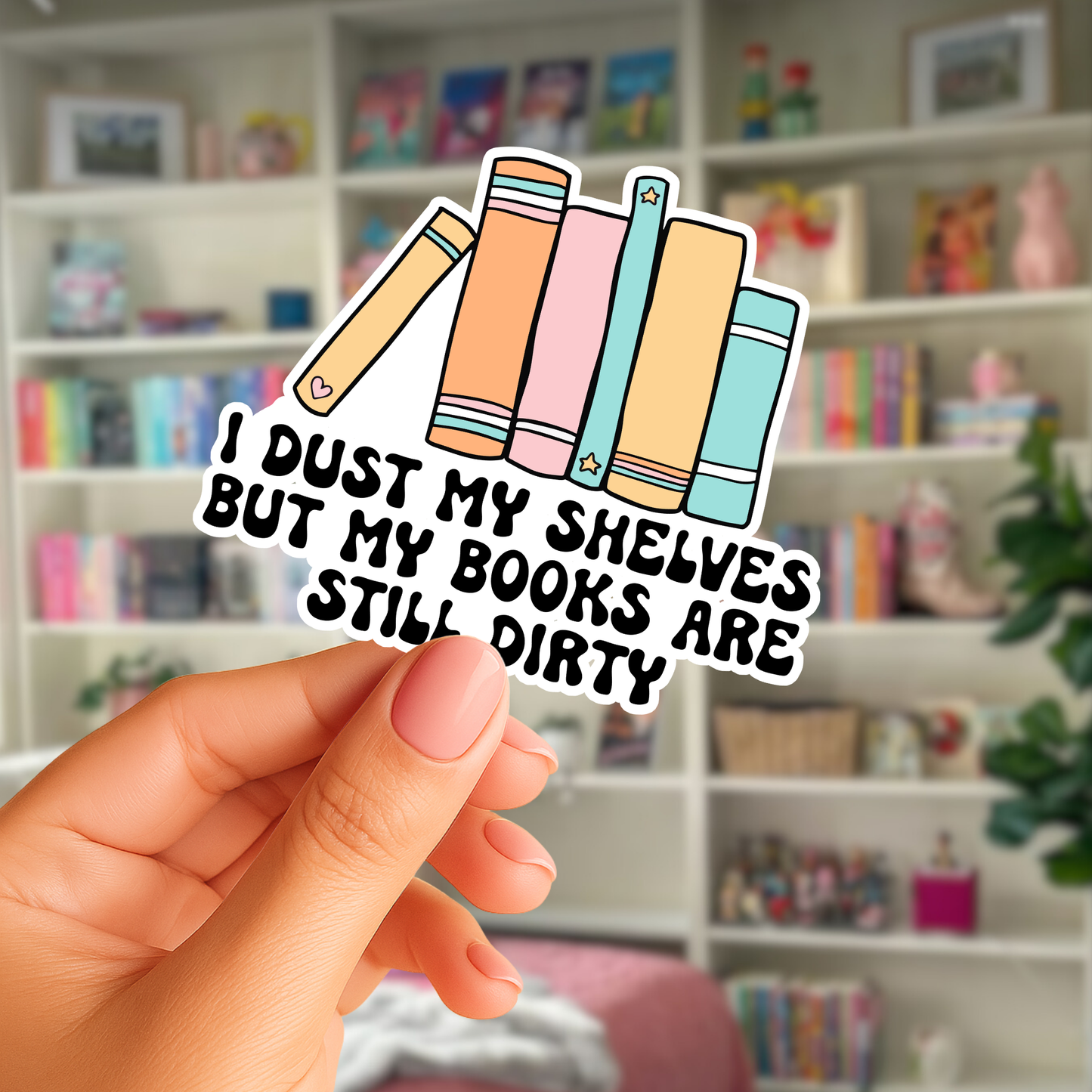 Dirty Books Sticker