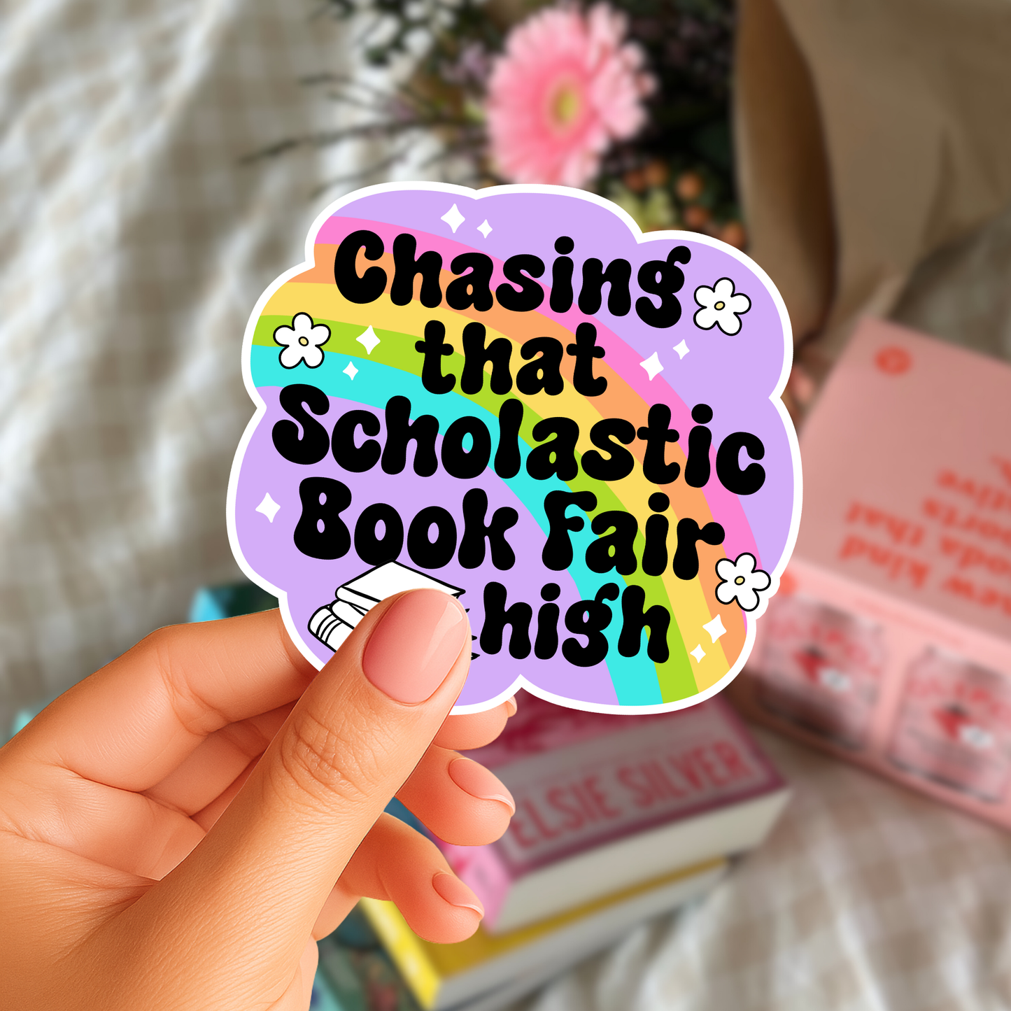 Chasing that Scholastic Fair High Sticker