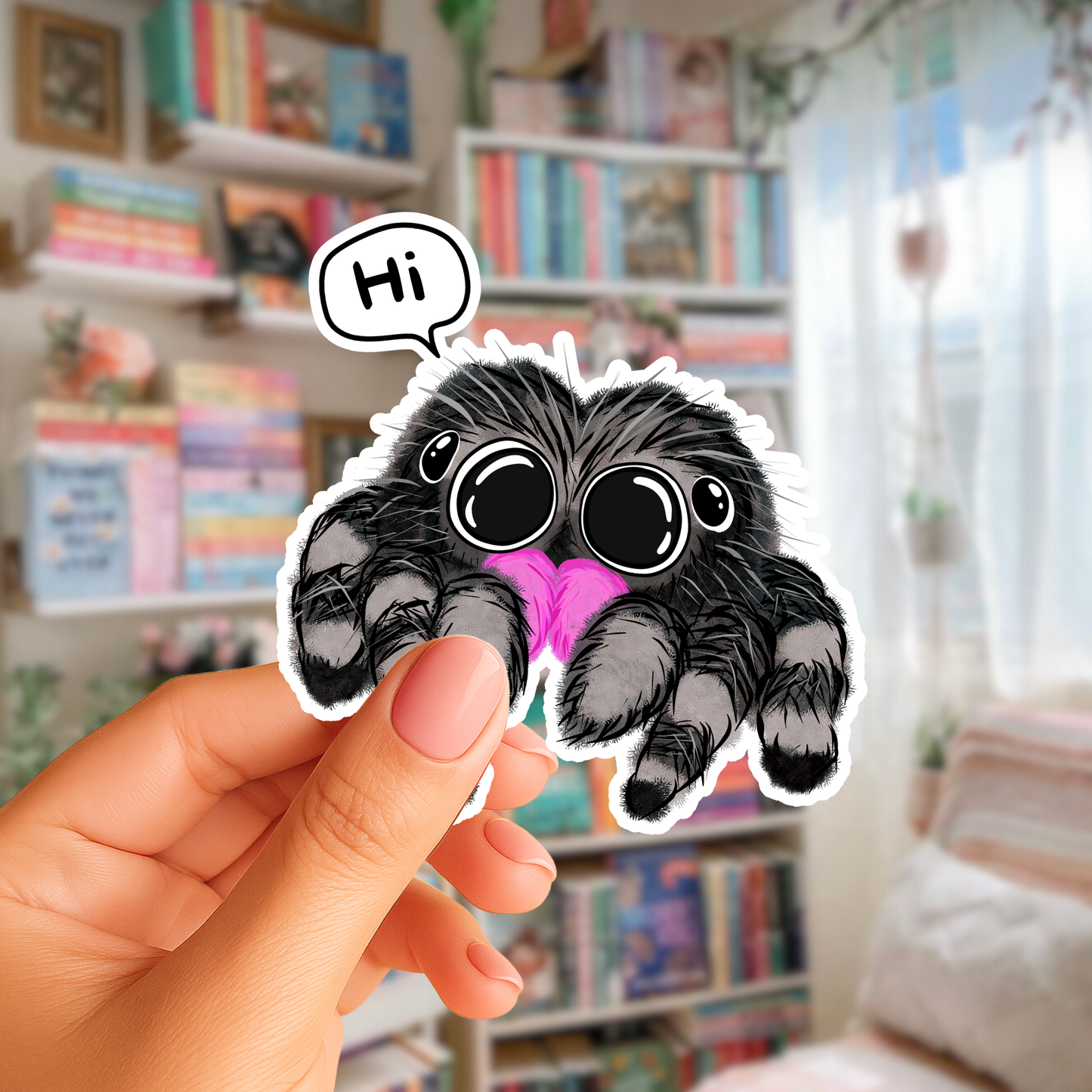 Jumping Spider Sticker