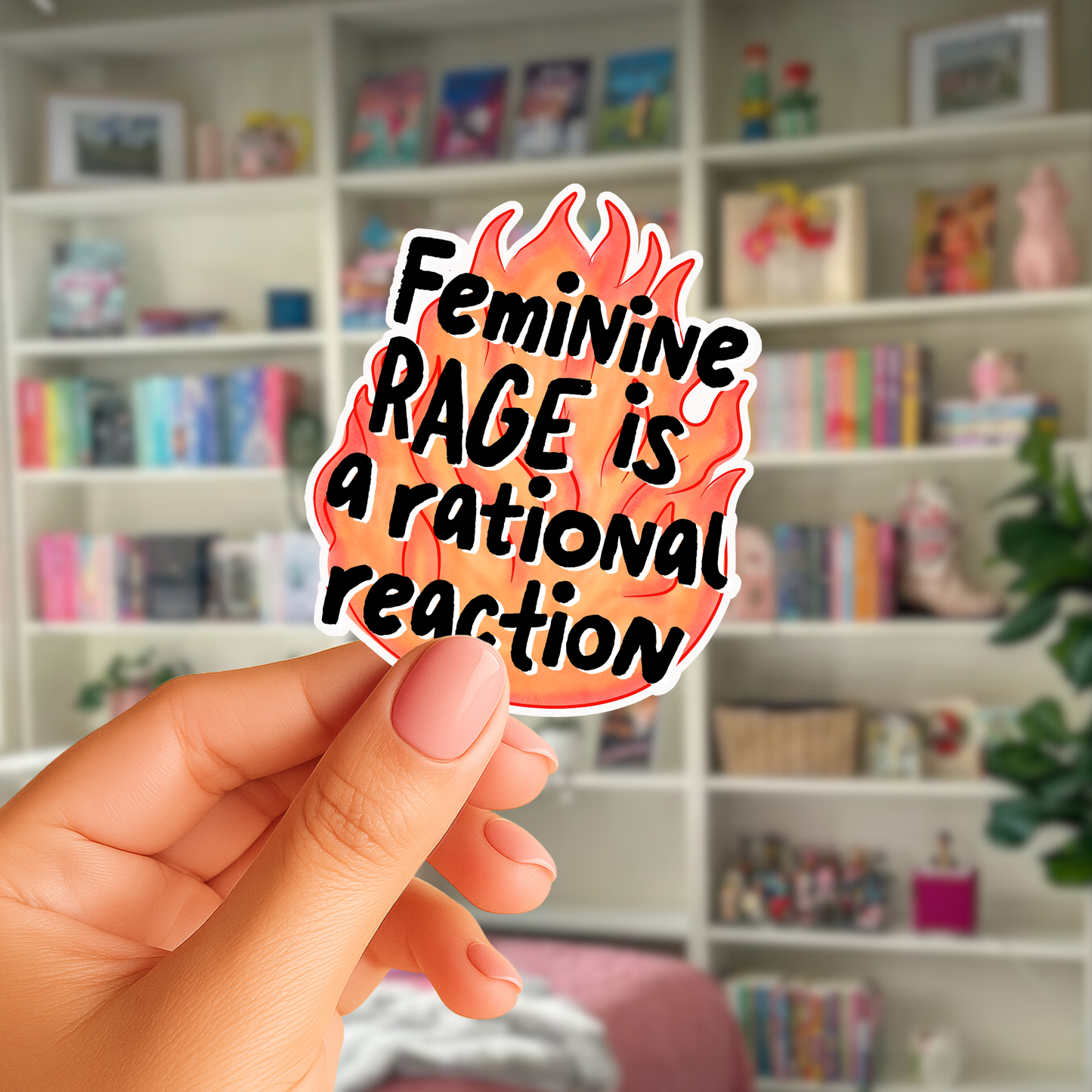 Feminine Rage Sticker