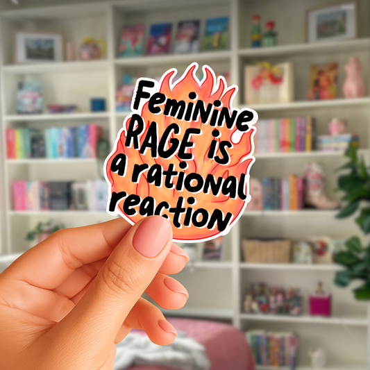 Feminine Rage Sticker