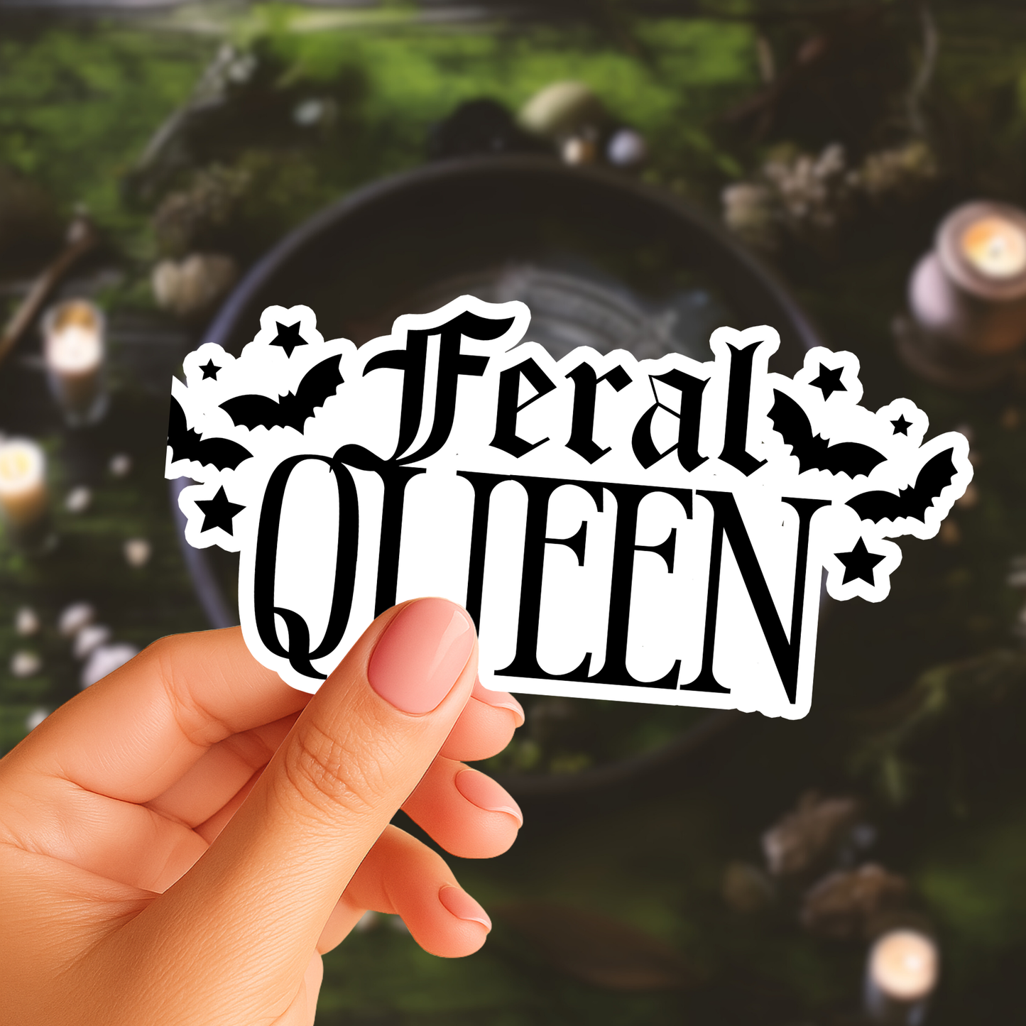 Feral Queen Sticker