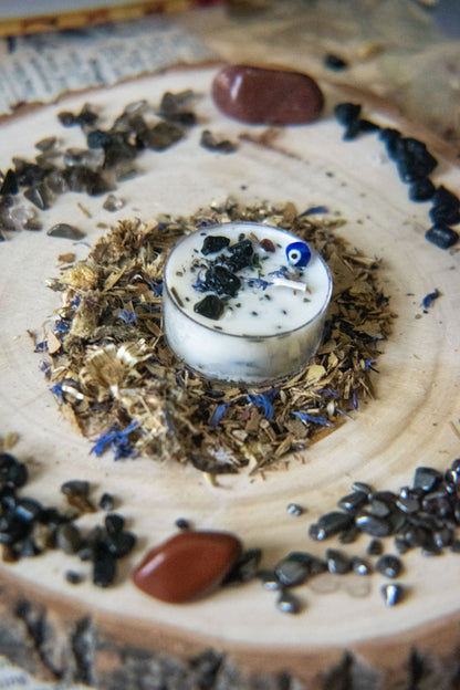 Protection Spell Tealight Candle