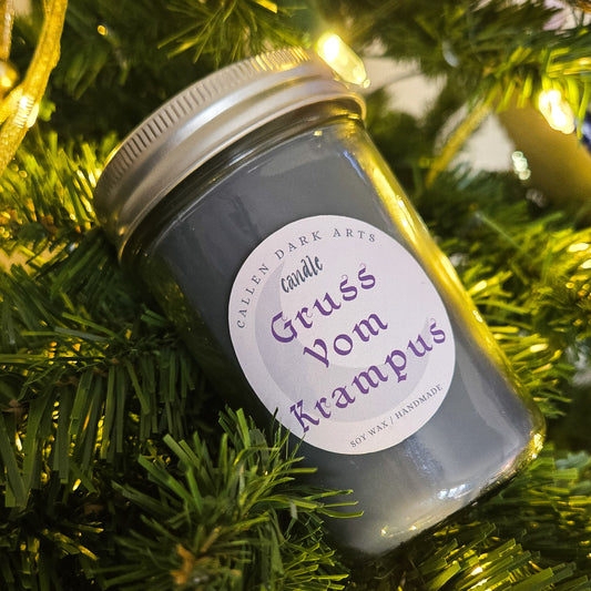 Gruss Vom Krampus Candle