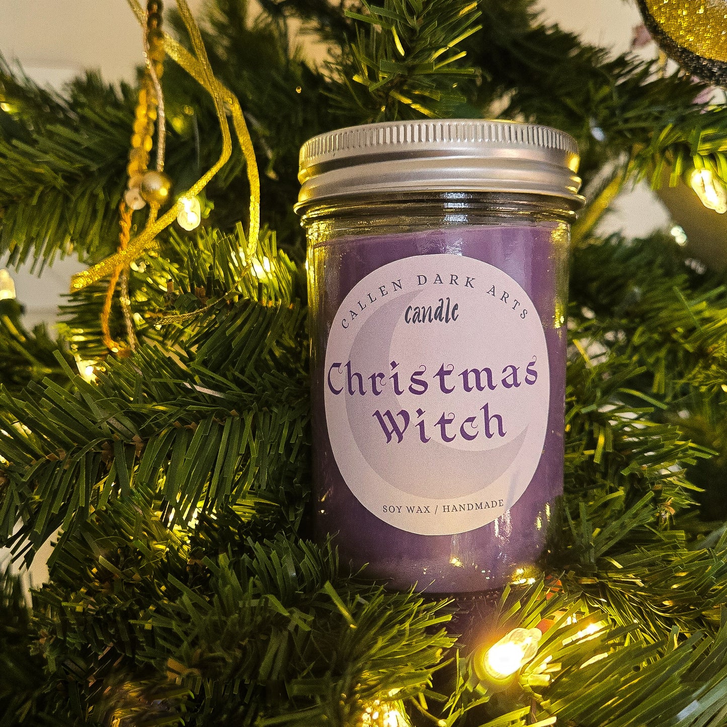 Christmas Witch Candle