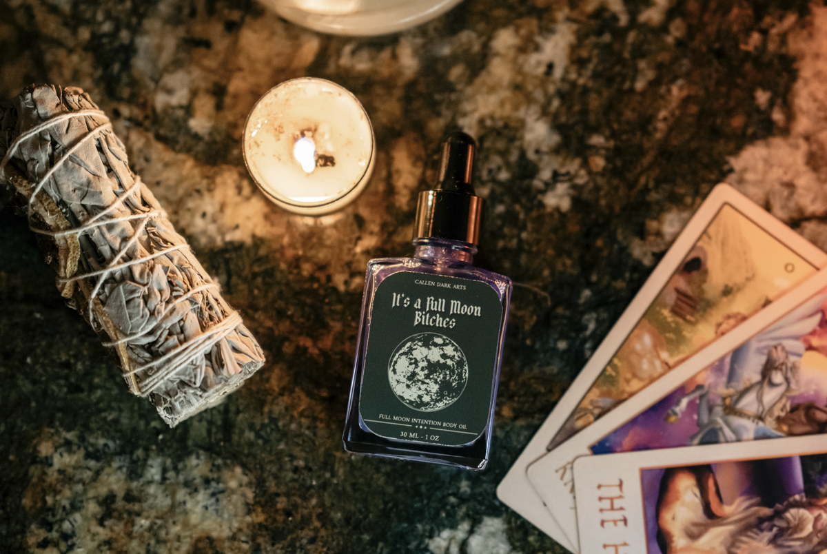 It's a Full Moon, Bitches. Intention Body Oil