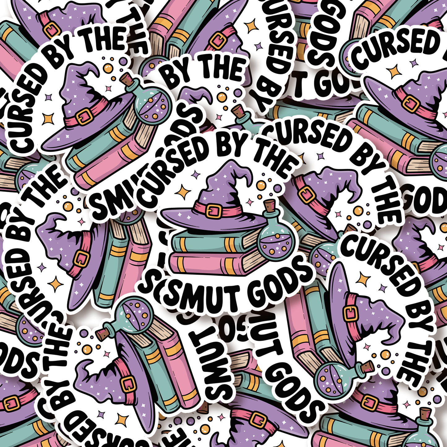 Cursed by the Smut Gods Sticker