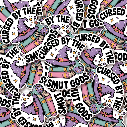 Cursed by the Smut Gods Sticker