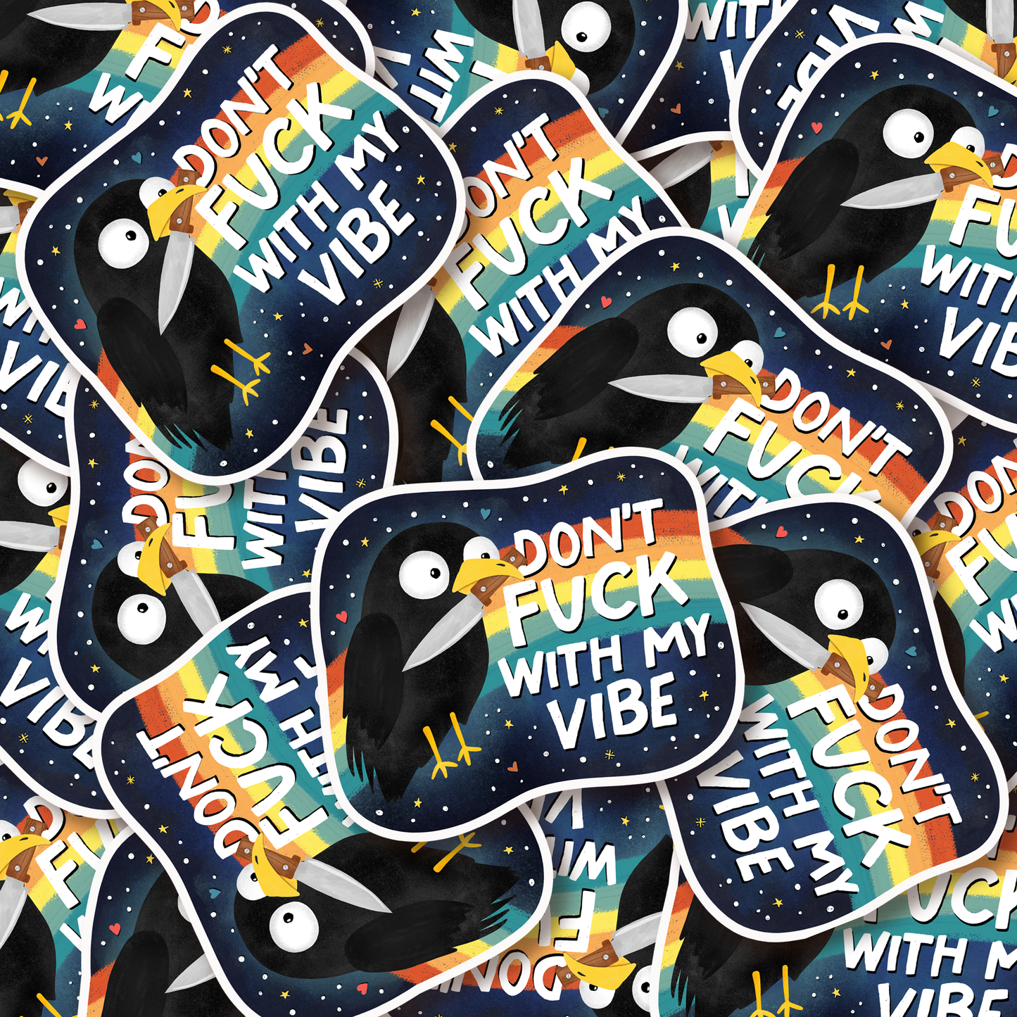 Don't Fuck with My Vibe Sticker