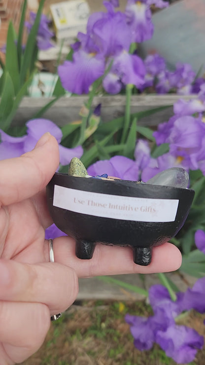 Use Those Intuitive Gifts Mini Cauldron Soy Candle