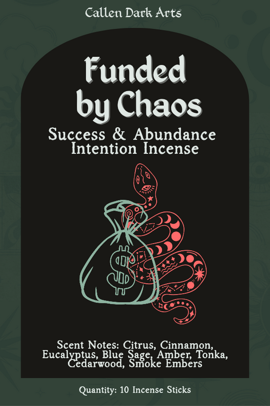 Funded by Chaos – Success & Abundance Intention Incense