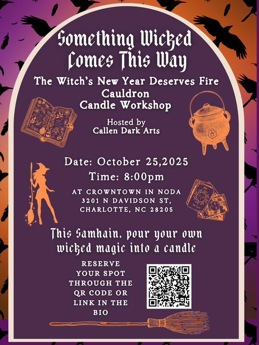 Something Wicked Comes This Way: A Samhain Candle Workshop