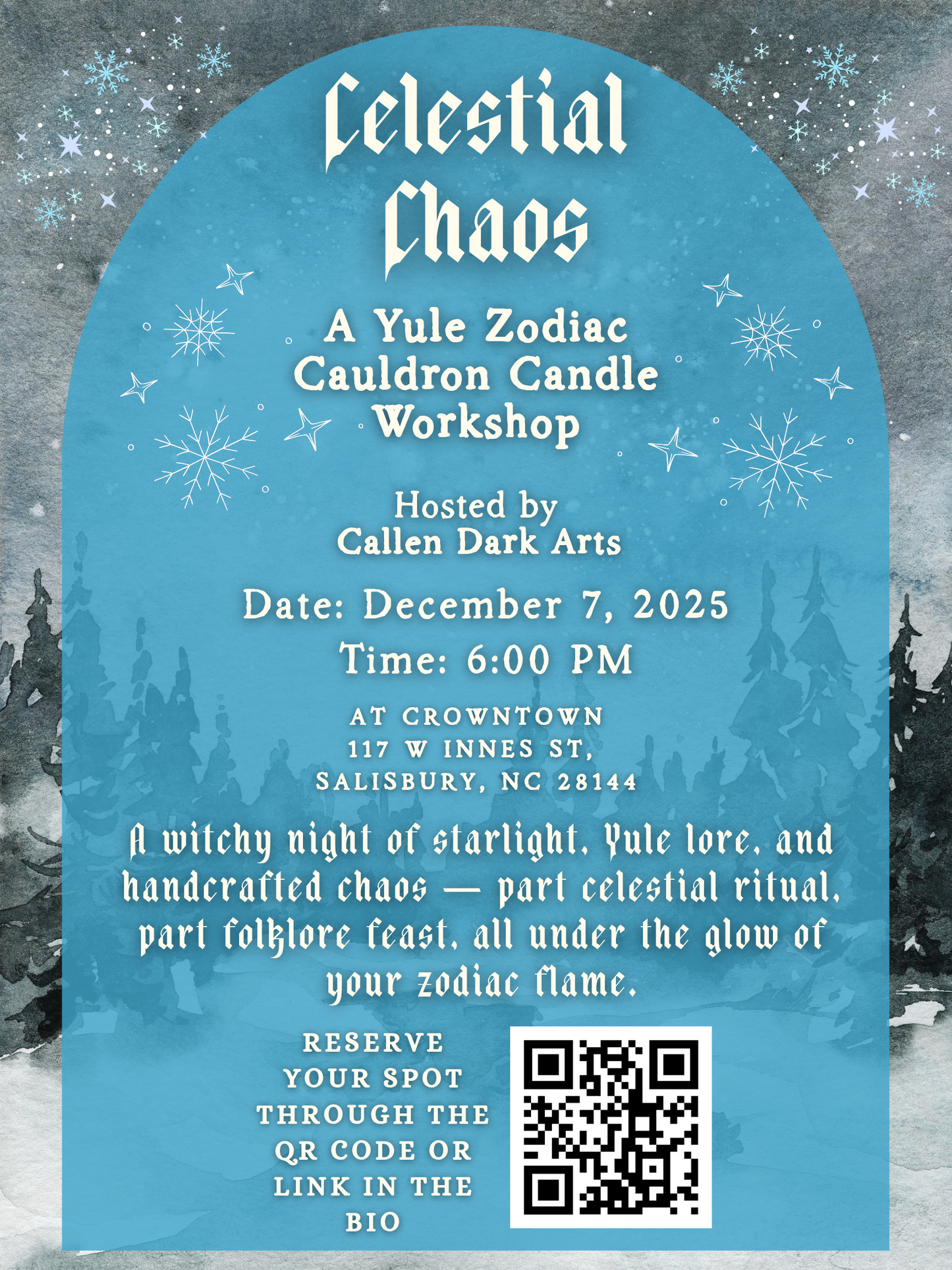 Celestial Chaos: A Yule Zodiac Candle Workshop