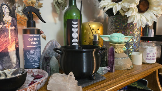 Cauldron Incense Holder