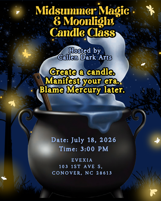 Midsummer Magic & Moonlight Candle Class